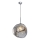 Κρεμαστό φωτιστικό με καλώδιο CRUMPLED, 1x E27/24W/230V, Ø 36 cm, καπνιστό