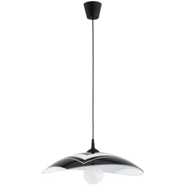 Κρεμαστό φωτιστικό με καλώδιο CZANI 1xE27/15W/230V μαύρο