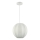 Κρεμαστό φωτιστικό με καλώδιο DANA 1xE27/15W/230V διάμ. 25 εκ. λευκό