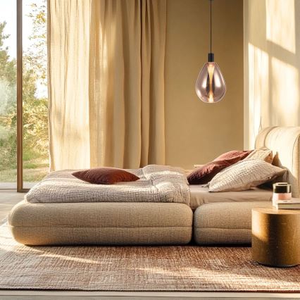 Κρεμαστό φωτιστικό με καλώδιο DENSO 1xG9/5W/230V Ø 20 εκ. χάλκινο/μαύρο