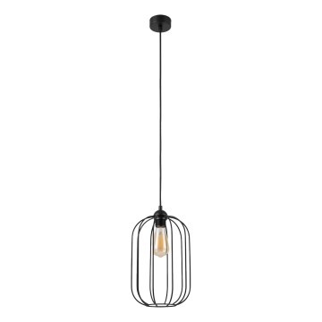 Κρεμαστό φωτιστικό με καλώδιο DESTELLO, 1xE27/15W/230V, Ø 21 cm, μαύρο