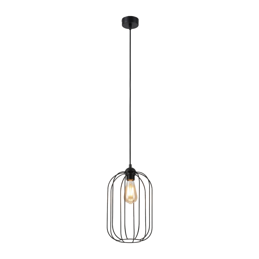 Κρεμαστό φωτιστικό με καλώδιο DESTELLO, 1xE27/15W/230V, Ø 21 cm, μαύρο