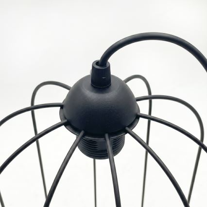 Κρεμαστό φωτιστικό με καλώδιο DESTELLO, 1xE27/15W/230V, Ø 21 cm, μαύρο