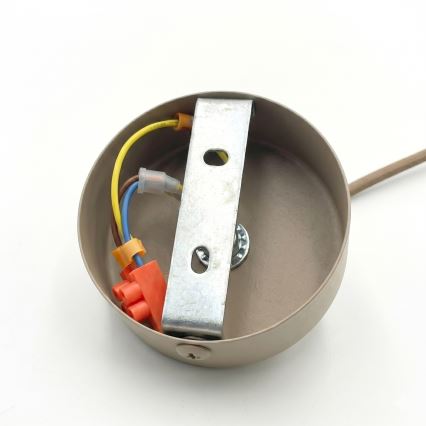 Κρεμαστό φωτιστικό με καλώδιο DESTELLO 1xE27/15W/230V Ø 21 εκ., μπεζ