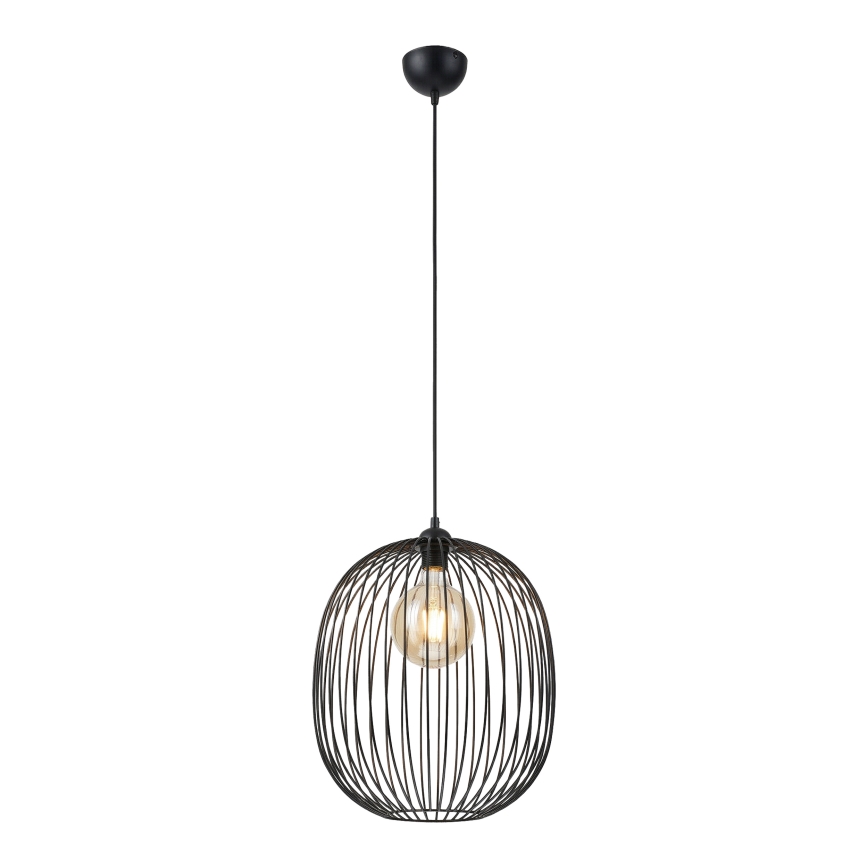 Κρεμαστό φωτιστικό με καλώδιο DESTELLO 1xE27/15W/230V Ø 32 cm μαύρο