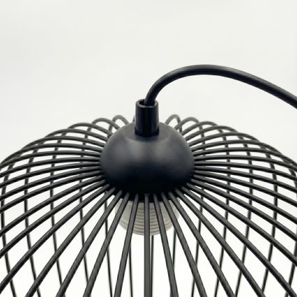 Κρεμαστό φωτιστικό με καλώδιο DESTELLO 1xE27/15W/230V Ø 32 cm μαύρο