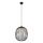 Κρεμαστό φωτιστικό με καλώδιο DESTELLO 1xE27/15W/230V Ø 33 cm μαύρο