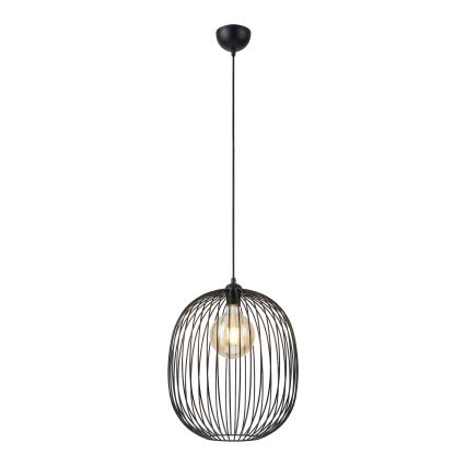 Κρεμαστό φωτιστικό με καλώδιο DESTELLO 1xE27/15W/230V Ø 33 cm μαύρο