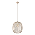 Κρεμαστό φωτιστικό με καλώδιο DESTELLO 1xE27/15W/230V, διάμ. 33 εκ., μπεζ