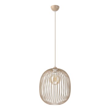 Κρεμαστό φωτιστικό με καλώδιο DESTELLO 1xE27/15W/230V, διάμ. 33 εκ., μπεζ