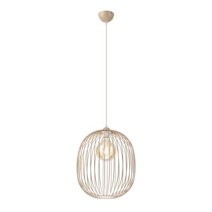 Κρεμαστό φωτιστικό με καλώδιο DESTELLO 1xE27/15W/230V, διάμ. 33 εκ., μπεζ
