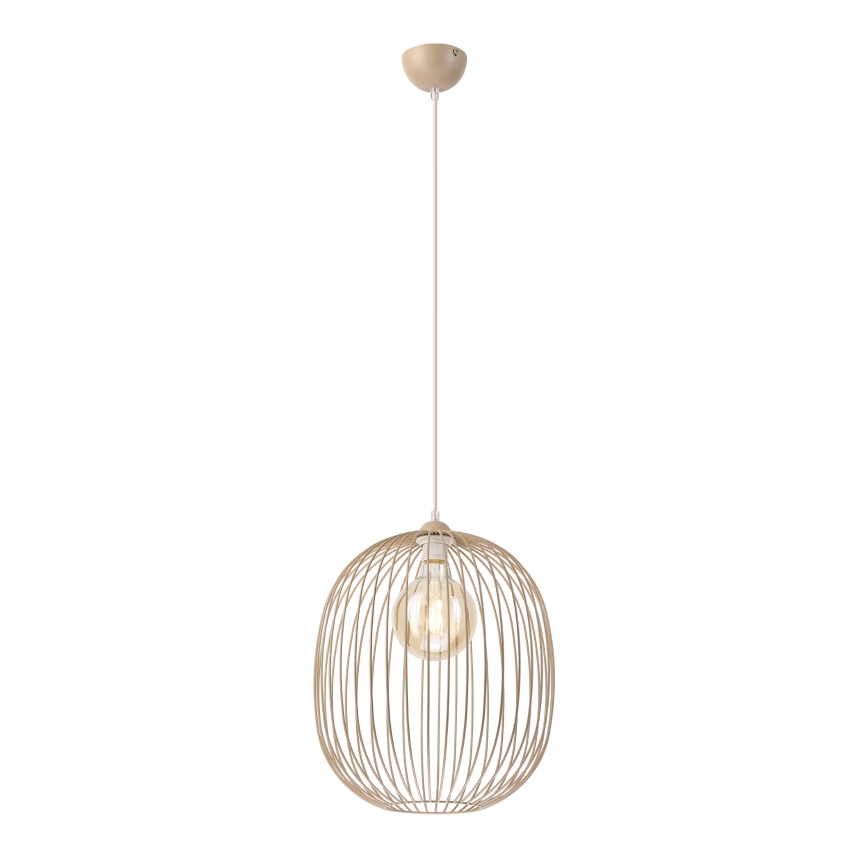 Κρεμαστό φωτιστικό με καλώδιο DESTELLO 1xE27/15W/230V, διάμ. 33 εκ., μπεζ