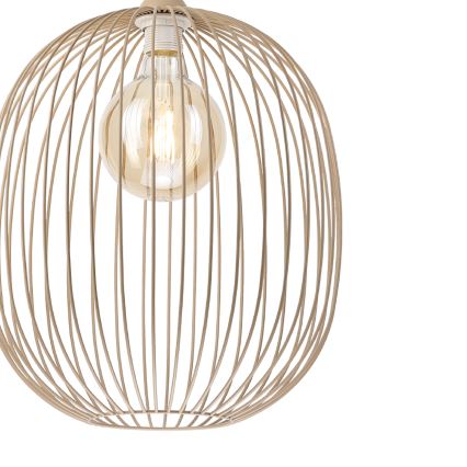 Κρεμαστό φωτιστικό με καλώδιο DESTELLO 1xE27/15W/230V, διάμ. 33 εκ., μπεζ