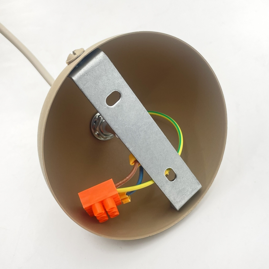Κρεμαστό φωτιστικό με καλώδιο DESTELLO 1xE27/15W/230V, διάμ. 33 εκ., μπεζ