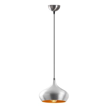 Κρεμαστό φωτιστικό με καλώδιο DODO 1xE27/40W/230V ματ χρώμιο