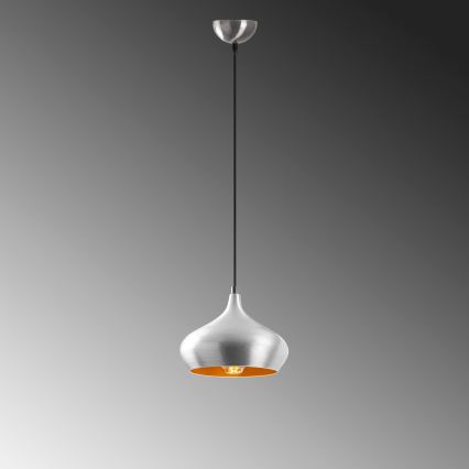 Κρεμαστό φωτιστικό με καλώδιο DODO 1xE27/40W/230V ματ χρώμιο