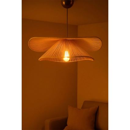Κρεμαστό φωτιστικό με καλώδιο DUVELA 1xE27/40W/230V, μπεζ