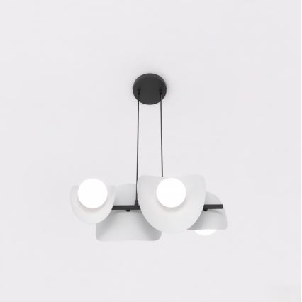 Κρεμαστό φωτιστικό με καλώδιο ELEMENTI 4xG9/8W/230V γκρι