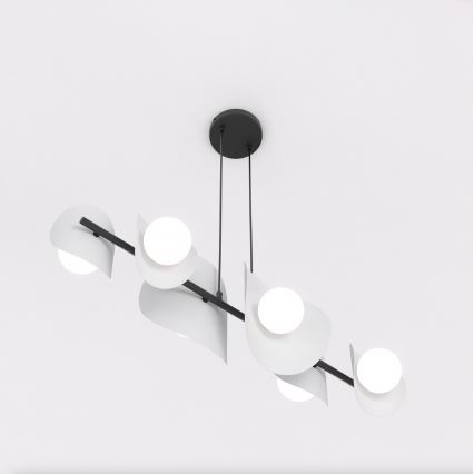 Κρεμαστό φωτιστικό με καλώδιο ELEMENTI 6xG9/8W/230V, γκρι