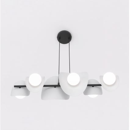 Κρεμαστό φωτιστικό με καλώδιο ELEMENTI 6xG9/8W/230V, γκρι