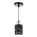 Κρεμαστό φωτιστικό με καλώδιο ELEN 1xE27/35W/230V μαύρο/χρυσό