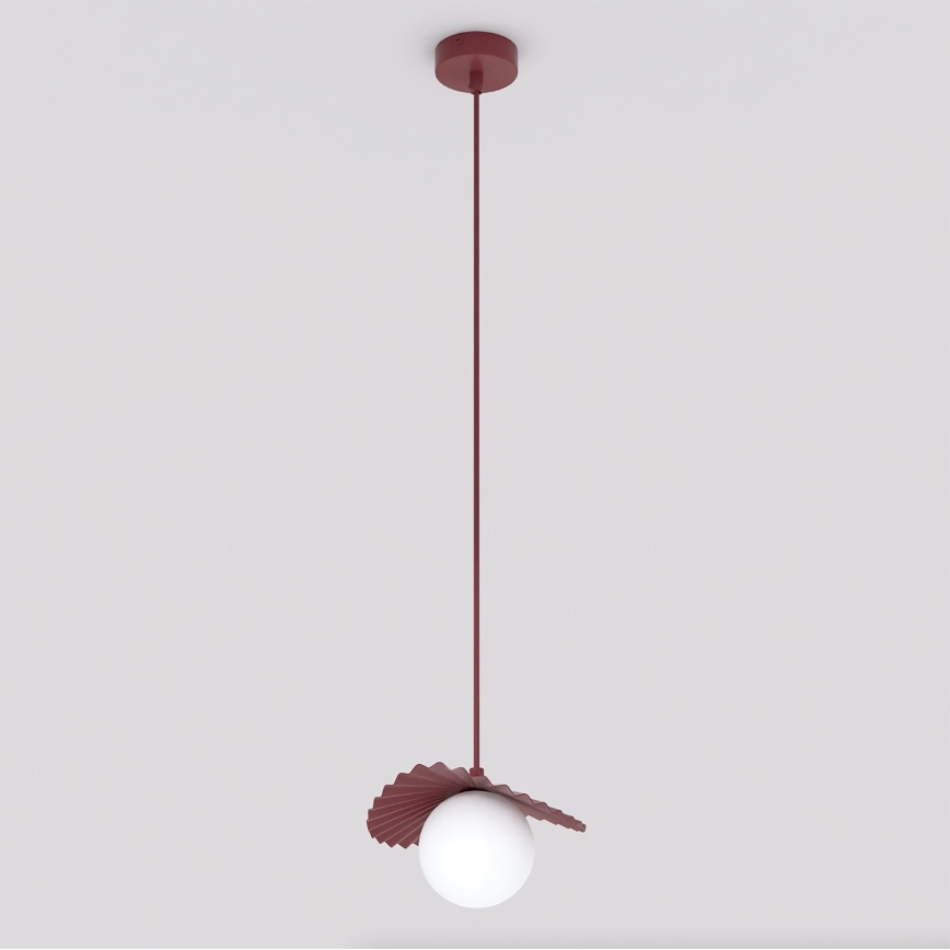 Κρεμαστό φωτιστικό με καλώδιο FLORA 1xG9/8W/230V κόκκινο