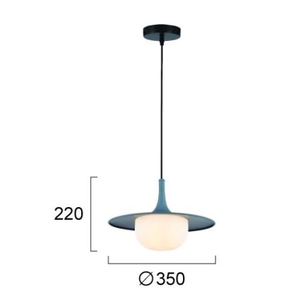 Κρεμαστό φωτιστικό με καλώδιο FRED, 1xG9/10W/230V, σε γκρι