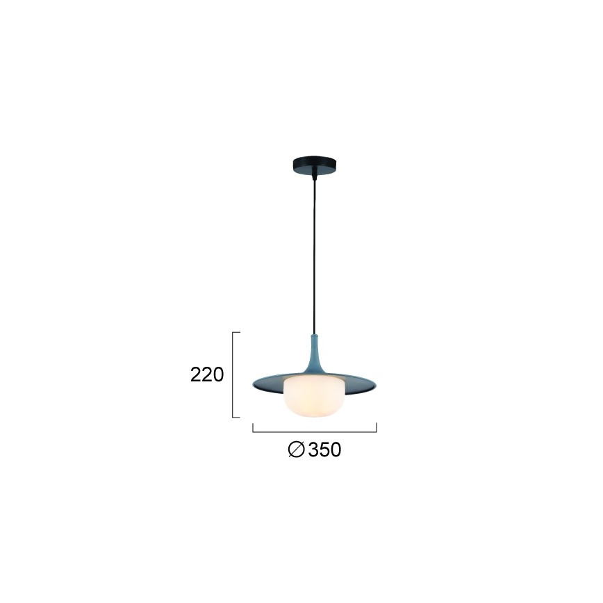 Κρεμαστό φωτιστικό με καλώδιο FRED, 1xG9/10W/230V, σε γκρι