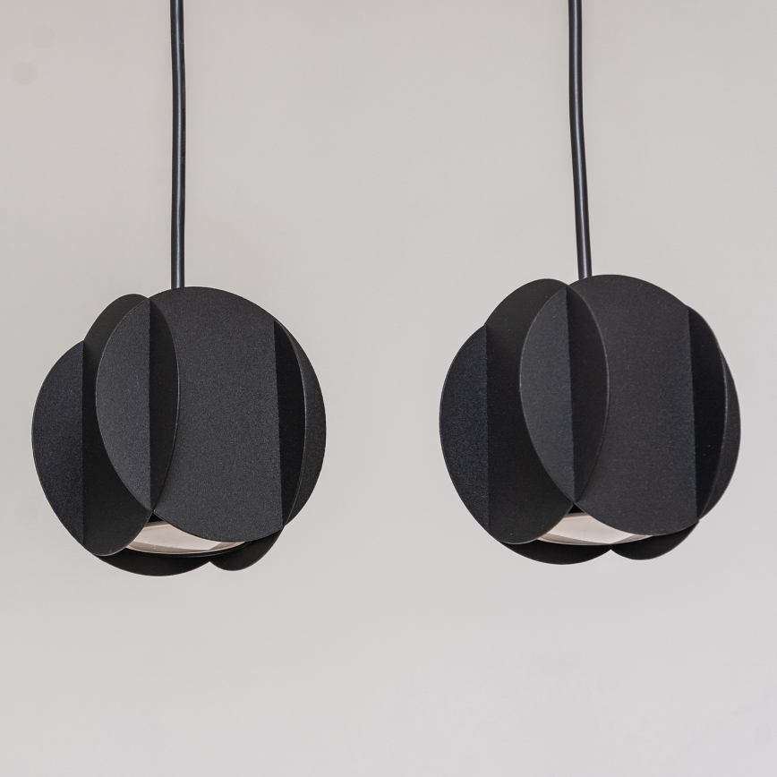 Κρεμαστό φωτιστικό με καλώδιο GAMBIT, 4xGU10/10W/230V, μαύρο