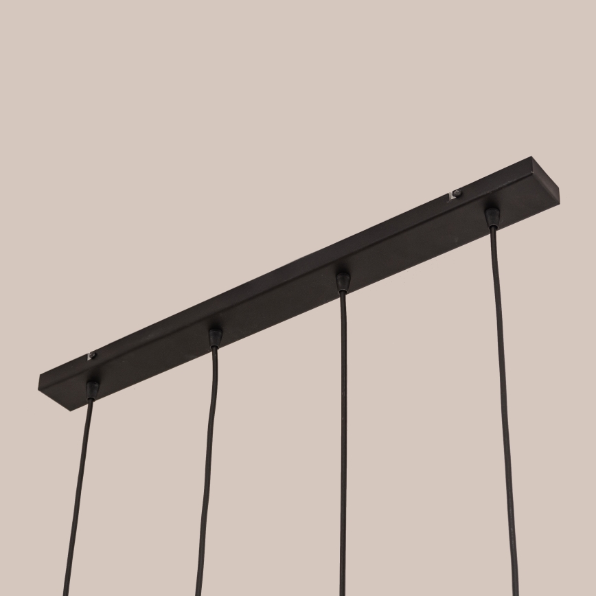 Κρεμαστό φωτιστικό με καλώδιο GAMBIT, 4xGU10/10W/230V, μαύρο