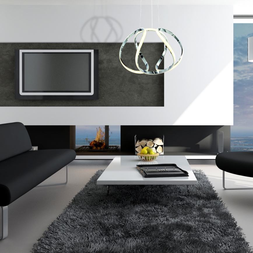 Κρεμαστό φωτιστικό με καλώδιο GLOBE LED/50W/230V