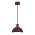 Κρεμαστό φωτιστικό με καλώδιο HANDA 1xE27/15W/230V μπορντό