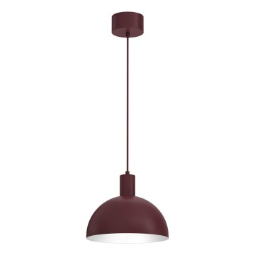 Κρεμαστό φωτιστικό με καλώδιο HANDA 1xE27/15W/230V μπορντό