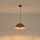 Κρεμαστό φωτιστικό με καλώδιο JARDEN 1xE27/15W/230V, καφέ