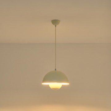 Κρεμαστό φωτιστικό με καλώδιο JARDEN 1xE27/15W/230V εκρού