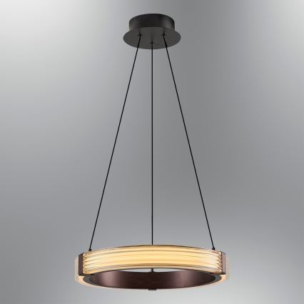 Κρεμαστό φωτιστικό με καλώδιο JESI LED/2W/230V 3000K καφέ