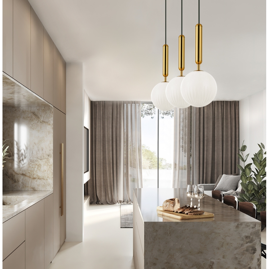 Κρεμαστό φωτιστικό με καλώδιο JOLIN 1xG9/5W/230V χρυσό