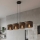 Κρεμαστό φωτιστικό με καλώδιο KARBON 4xE27/15W/230V μαύρο/καφέ