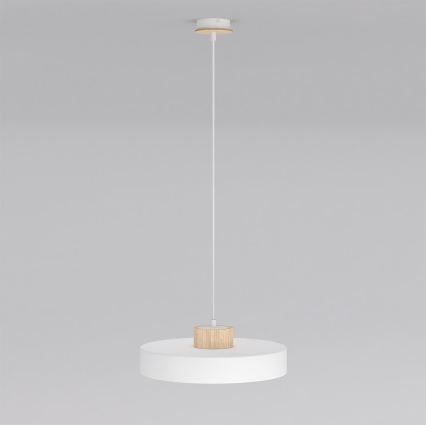Κρεμαστό φωτιστικό με καλώδιο KIVI 1xE27/15W/230V λευκό