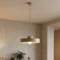 Κρεμαστό φωτιστικό με καλώδιο KIVI 1xE27/15W/230V σε μπεζ απόχρωση
