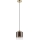 Κρεμαστό φωτιστικό με καλώδιο LIAH 1xE27/15W/230V χρυσό/καπνιστό καφέ