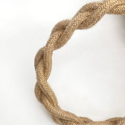 Κρεμαστό φωτιστικό με καλώδιο LOOMIS 3xE27/15W/230V 83 cm μπεζ/δρυς