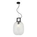 Κρεμαστό φωτιστικό με καλώδιο LUCY 1xE27/40W/230V μαύρο