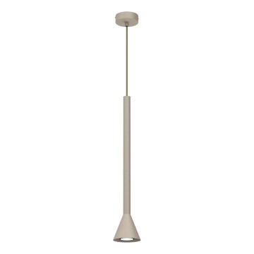 Κρεμαστό φωτιστικό με καλώδιο MAZZO 1xGU10/8W/230V μπεζ