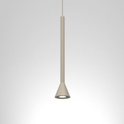 Κρεμαστό φωτιστικό με καλώδιο MAZZO 1xGU10/8W/230V μπεζ