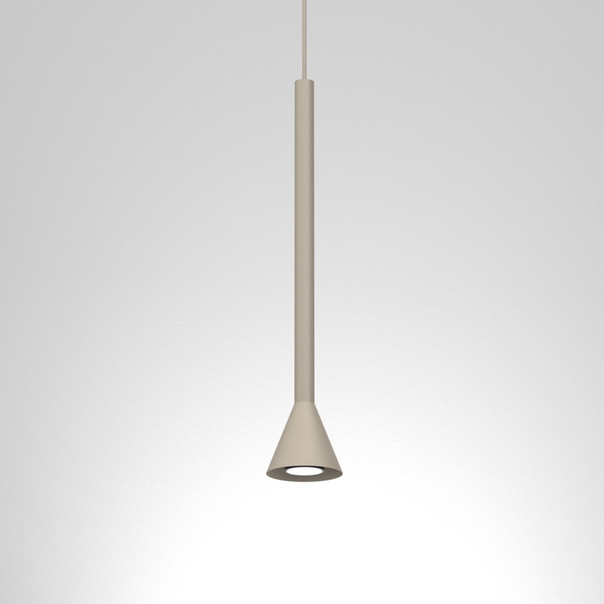 Κρεμαστό φωτιστικό με καλώδιο MAZZO 1xGU10/8W/230V μπεζ