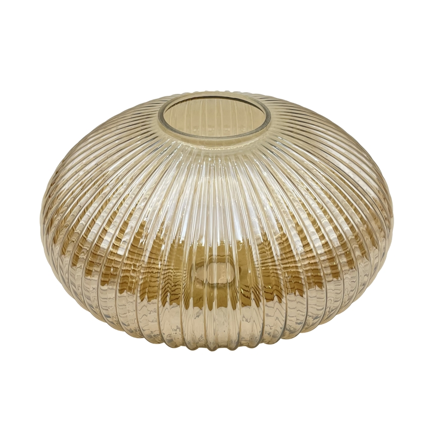 Κρεμαστό φωτιστικό με καλώδιο MILOU 1xE27/15W/230V χρυσό/καπνιστό μπεζ