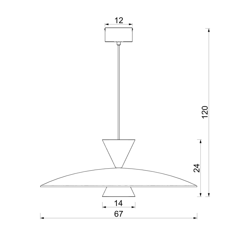 Κρεμαστό φωτιστικό με καλώδιο MISTIC 1xGX53/15W/230V μπεζ