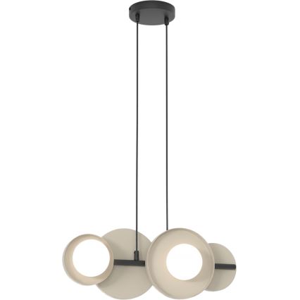 Κρεμαστό φωτιστικό με καλώδιο MODEL 4xG9/8W/230V μπεζ