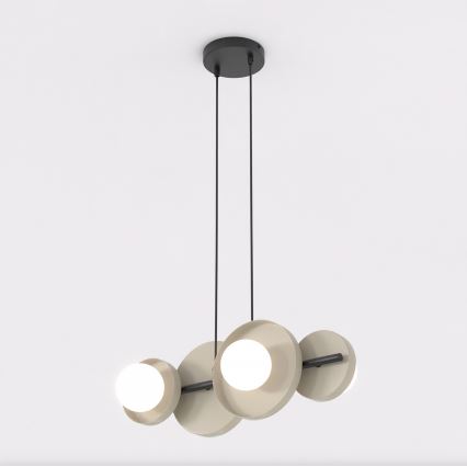 Κρεμαστό φωτιστικό με καλώδιο MODEL 4xG9/8W/230V μπεζ
